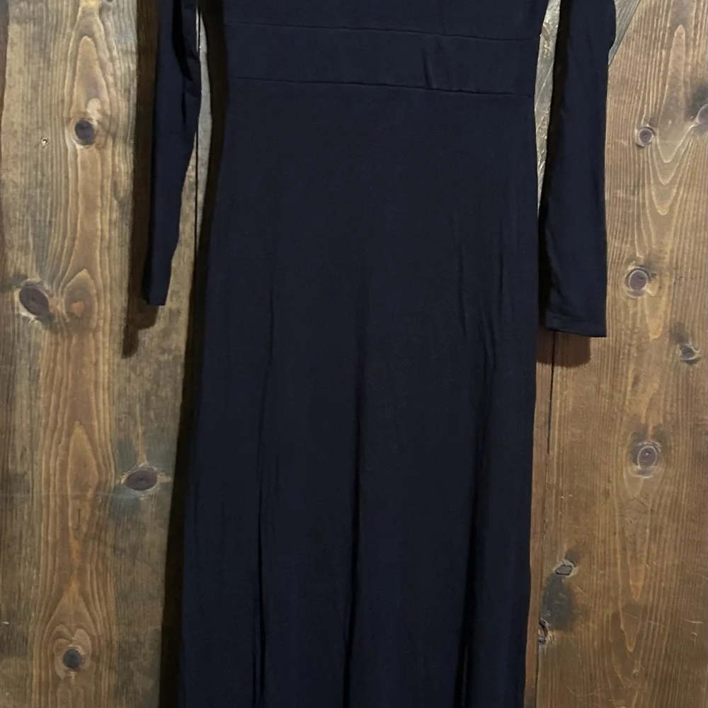 GORGEOUS Bump Buddy Black Maternity Dress, Slits up both sides, size M - Picture 3 of 3